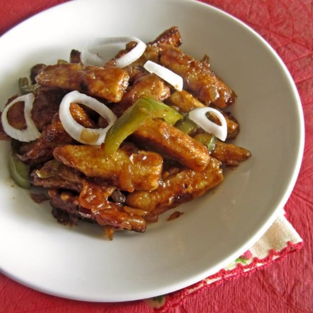 VEG-BABY CORN MANCHURIA.