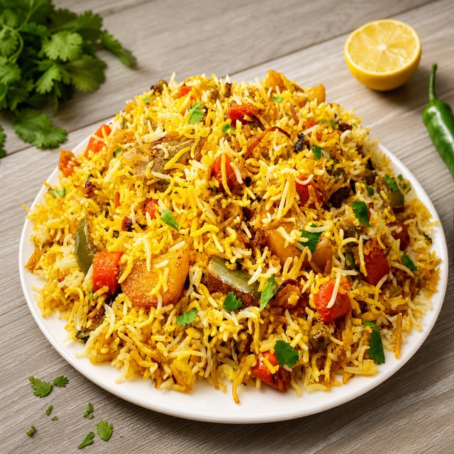 FAMILY PACK VEG DUM BIRYANI.