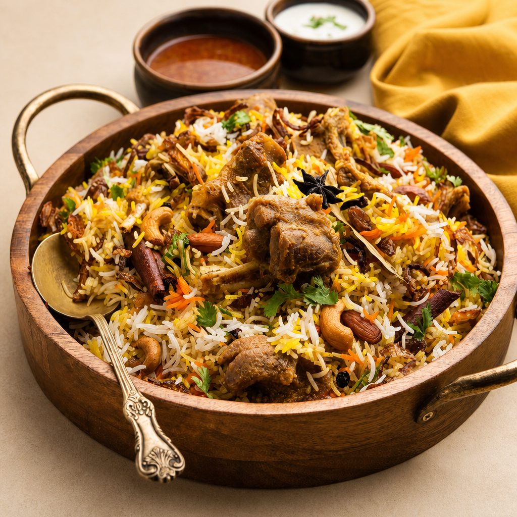 GOAT-GONGURA BIRYANI(Bone-In).