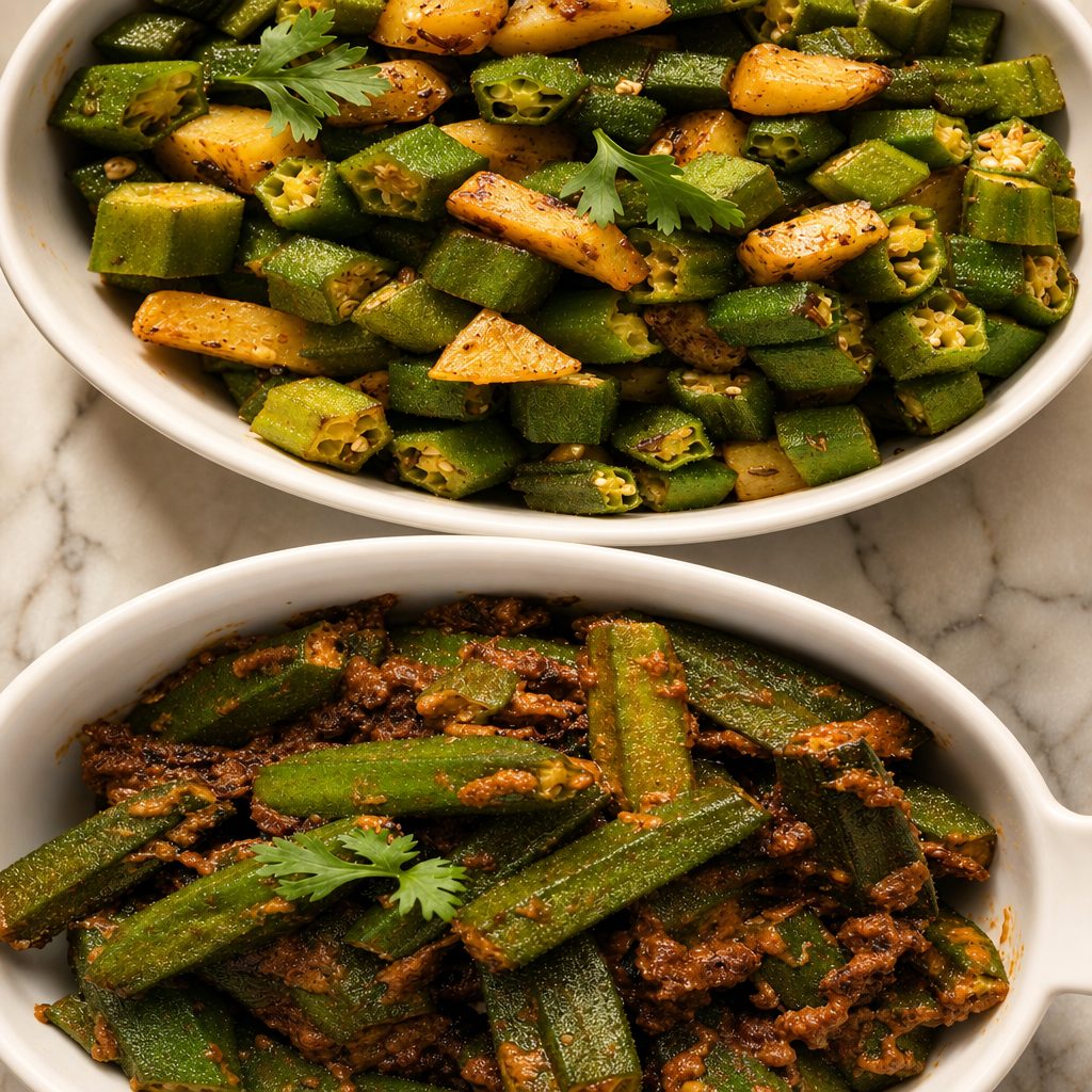 BHINDI(Okra) FRY.