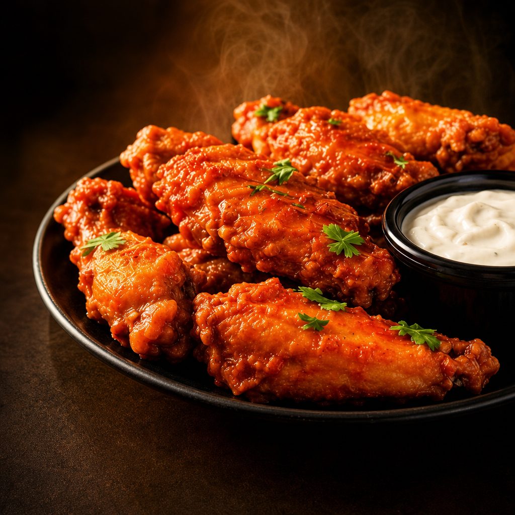 INDIAN CHICKEN WINGS (5 Bone-In+3).