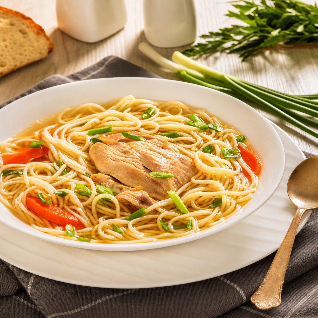 CHICKEN-NOODLES.