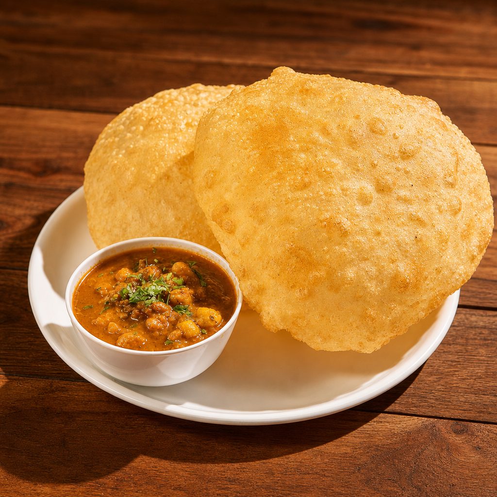 CHOLE BHATURA.