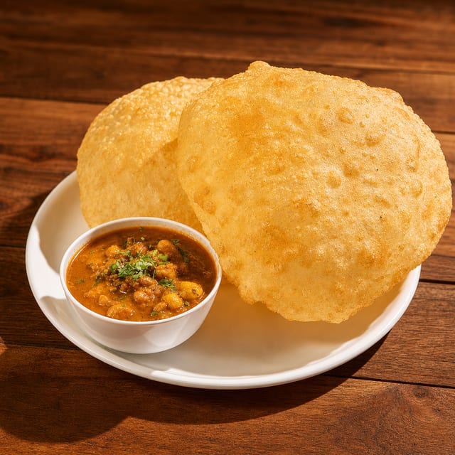 CHOLE BHATURA.