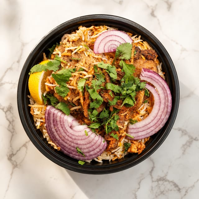 CHICKEN - DUM BIRYANI.