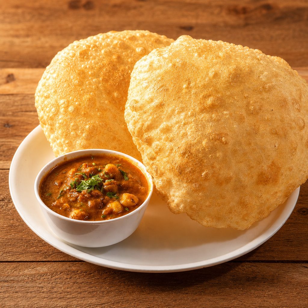 CHOLE PURI(2 PCS).