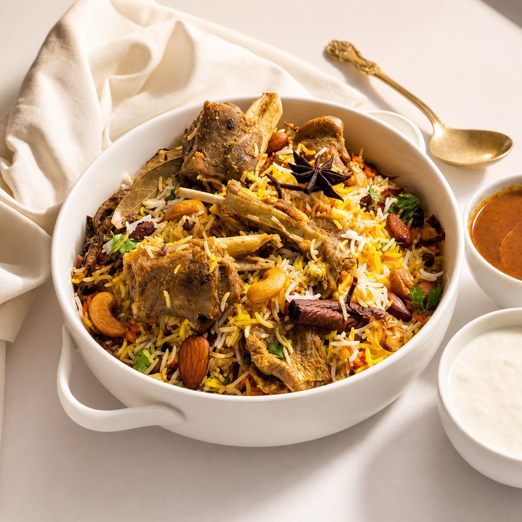 GOAT-AVAKAYA BIRYANI (Bone - In).