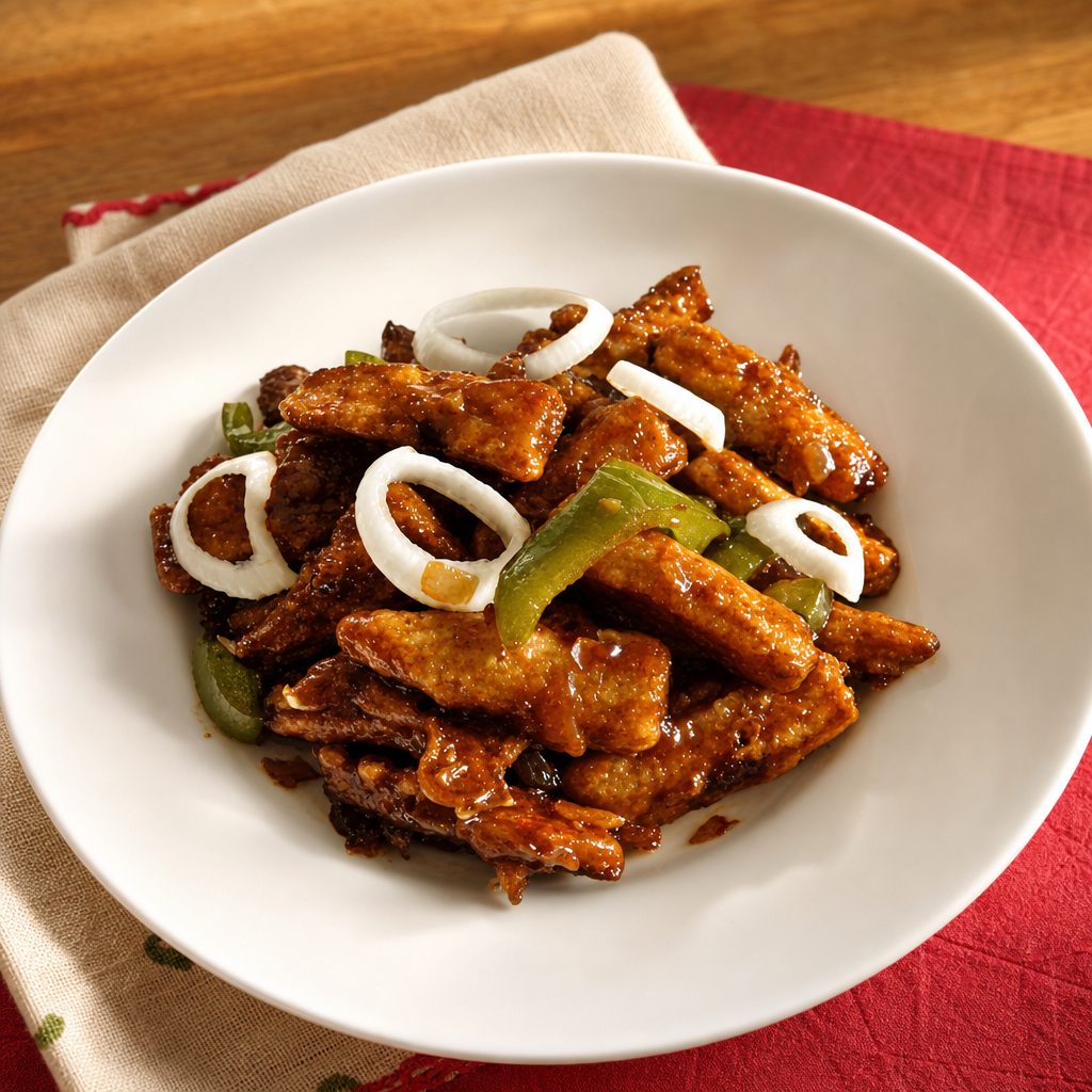 VEG-BABY CORN MANCHURIA.
